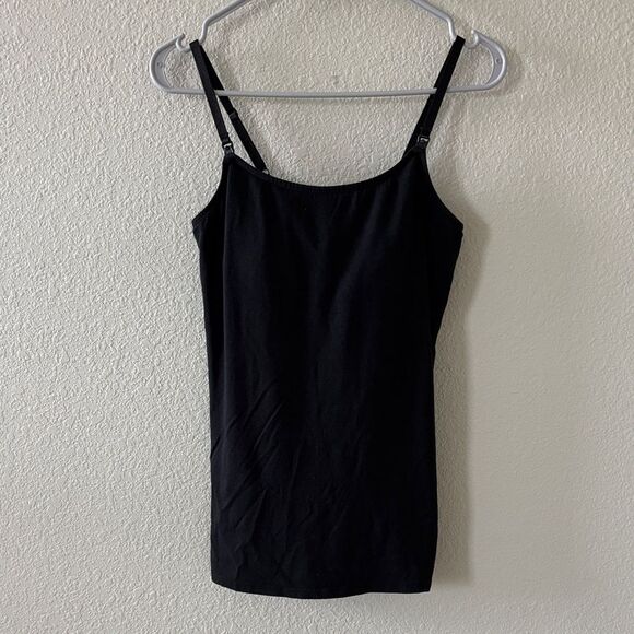 A PEA IN THE POD Black Basic Nursing Bra Tank size S - Picture 1 of 4